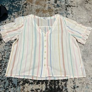 Madewell Flutter Sleeve Button Down